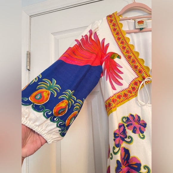 Farm Rio Vivid Gardens Maxi Size Small EUC - Picture 7 of 8
